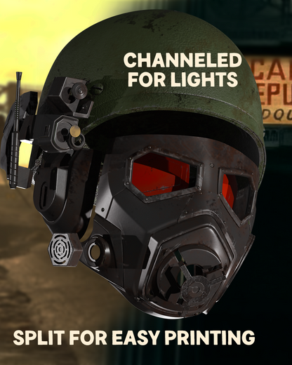 NCR Ranger Helmet - Fallout Show Variant 3D Print File