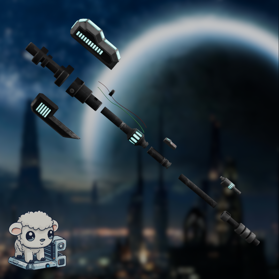 Star Wars Cosplay Spear/Axe/Hammer Combo STL Pack