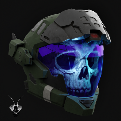 Halo Reach Pilot Haunted Helmet