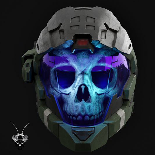 Halo Reach Pilot Haunted Helmet