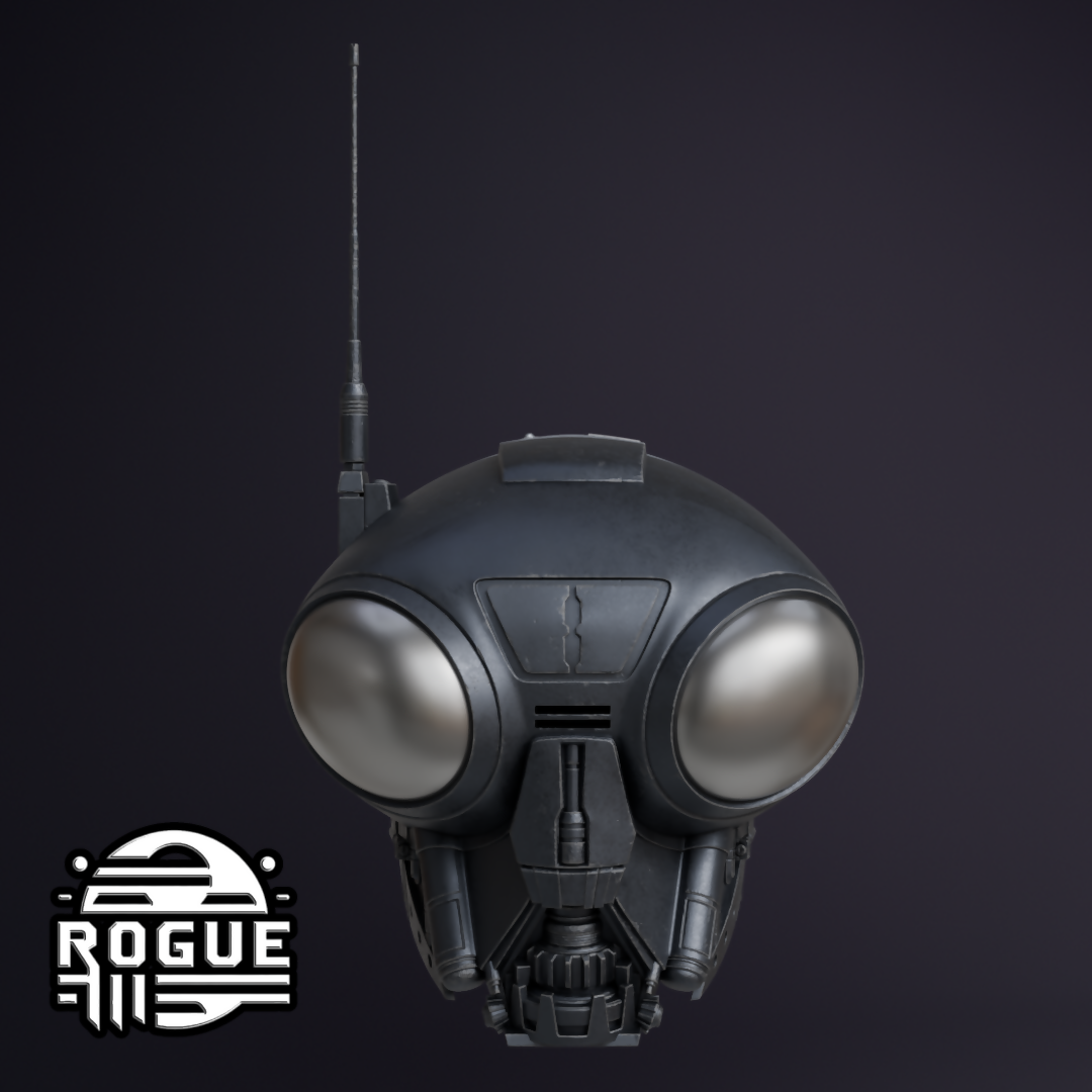 Q9 Bounty Hunter Droid Head STL