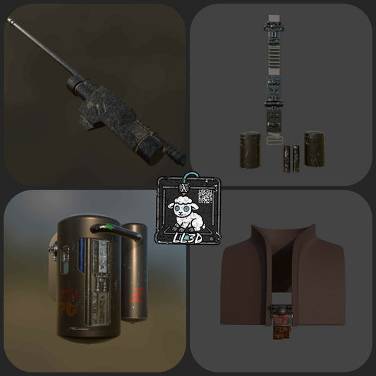 Star Wars Boushh Accessory Combo Pack STL