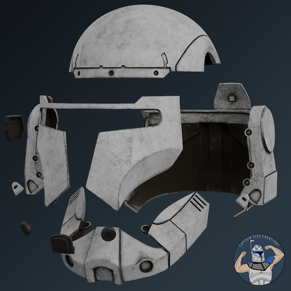 Commando Clone | Republic Commando Inspired Cosplay Helmet - 3D Print Files