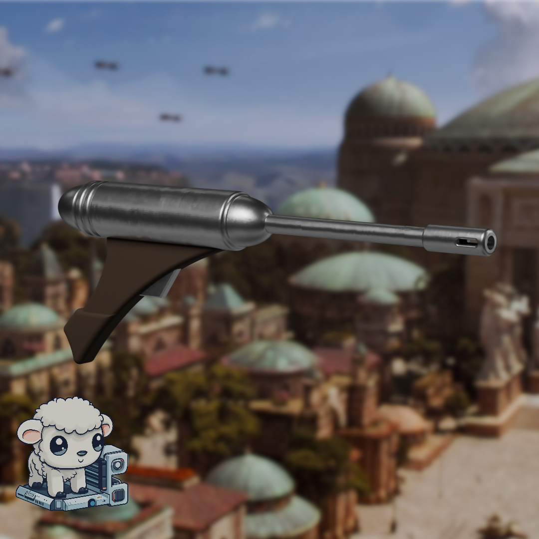 Star Wars ELG-3A Naboo Royal Blaster STL