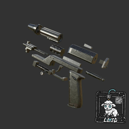 Zero Company DH-16 Blaster Pistol