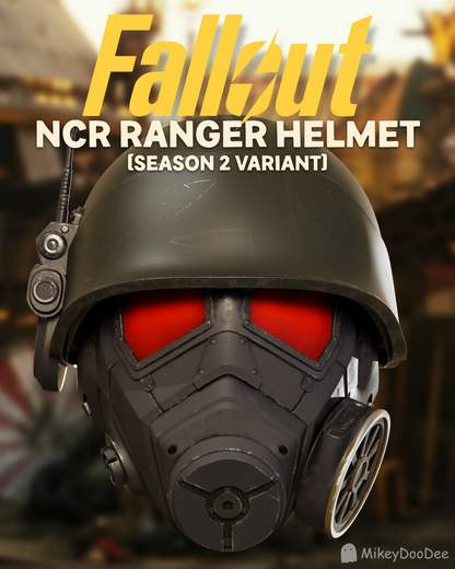 NCR Ranger Helmet - Fallout Show Season 2 Variant 3D Print File