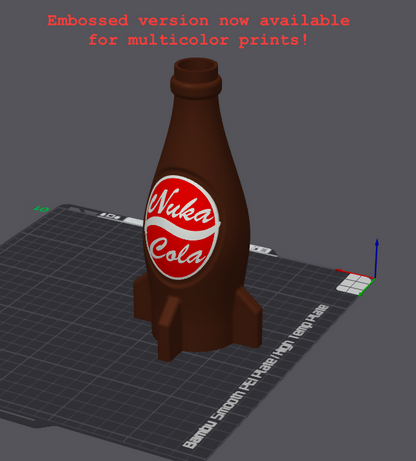 Fallout Nuka Cola Bottle STL