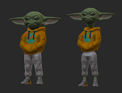 Star Wars Chill Grogu STL