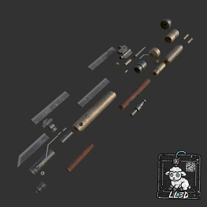 Star Wars ToR Vibrostaff Prop STL