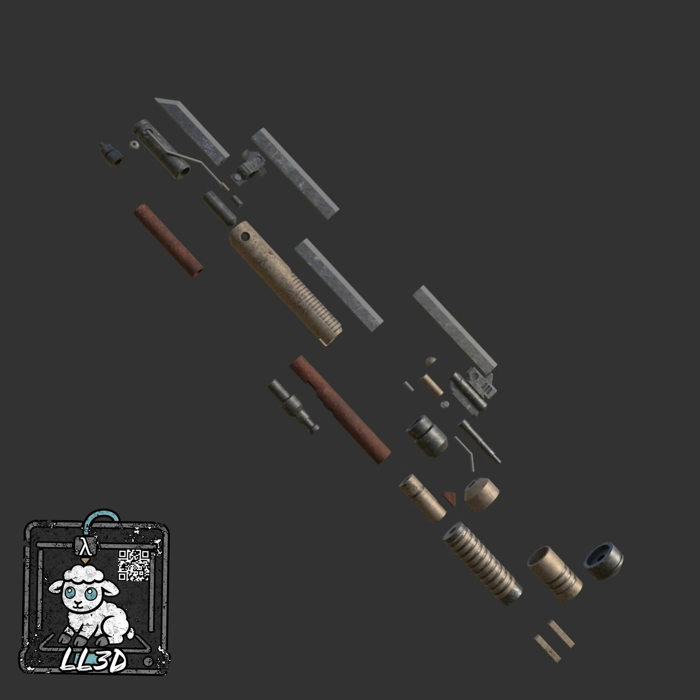 Star Wars ToR Vibrostaff Prop STL