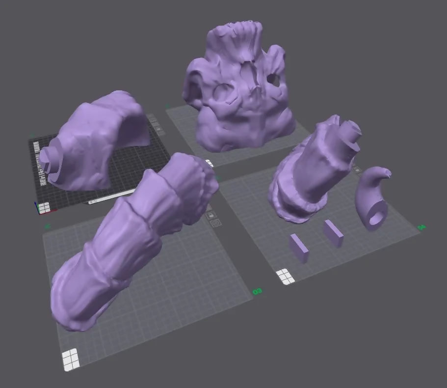 Fallout Deathclaw Skull STL