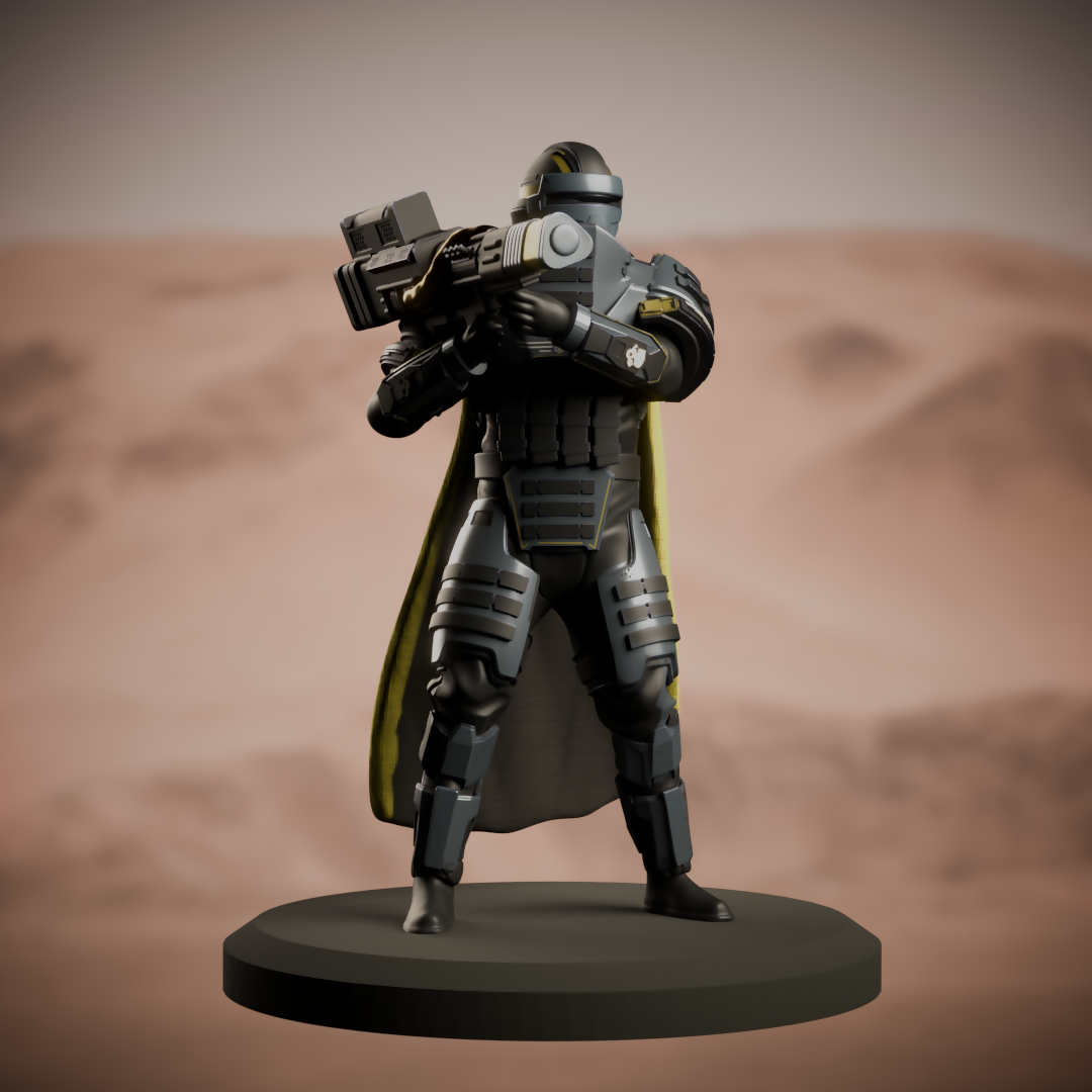 Helldivers Heavy Weapons Devastator Miniatures Digital STL File
