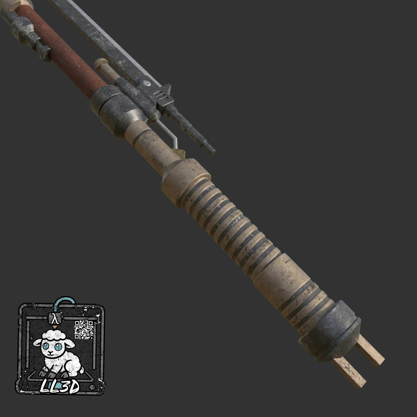 Star Wars ToR Vibrostaff Prop STL