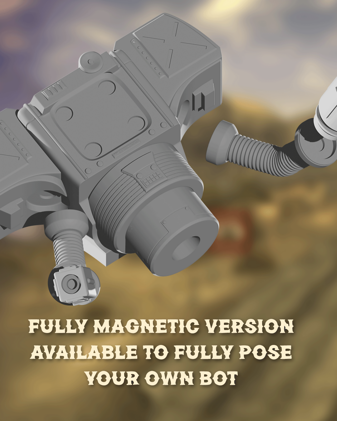 Fallout New Vegas Securitron 1/6 Figure STL